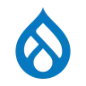 Drupal technology logo